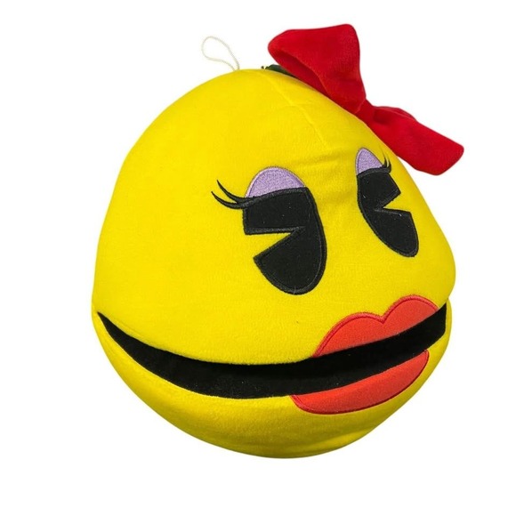 toy factory Other - Toy Factory Ms. Pac-Man‎ Plush Approx 14" NEW WITH TAGS